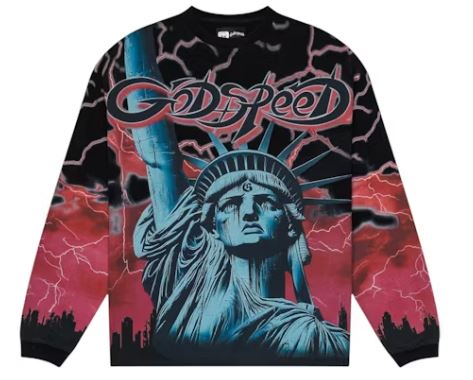 God Speed Voltage Long Sleeve T-shirt Mens Style : Gs-vtlst