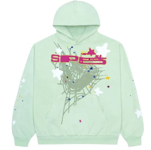 Sp5der Lime Hoodie Mens Style : Sp5-lime-hd