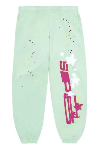 Sp5der Lime Sweatpants Mens Style : Sp5-lime-sp