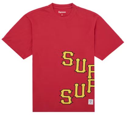 Supreme Cracked Logo S/s Tee Mens Style : Ss26kn59