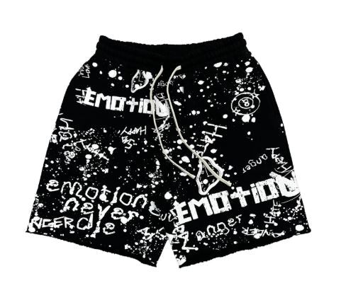 Mixed Emotion Graffiti Shorts Mens Style : Mix-gs