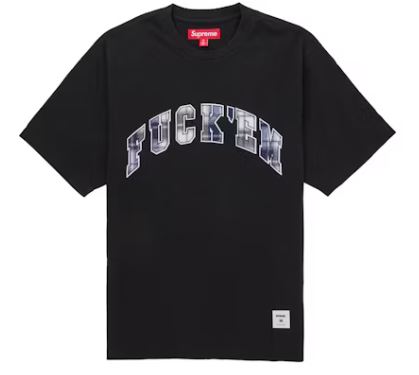 Supreme Fuck Em Plaid S/s Tee Mens Style : Ss26kn40