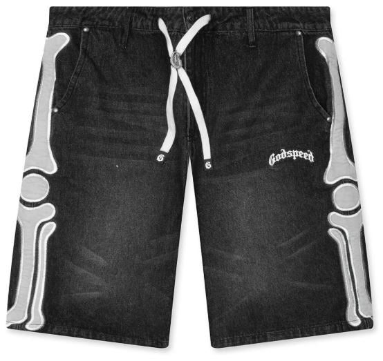God Speed Femur Denim Shorts Mens Style : Gs-fds