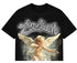 Mixed Emotion Cupid Rhinestone Cropped Tee Mens Style : Mix-crct