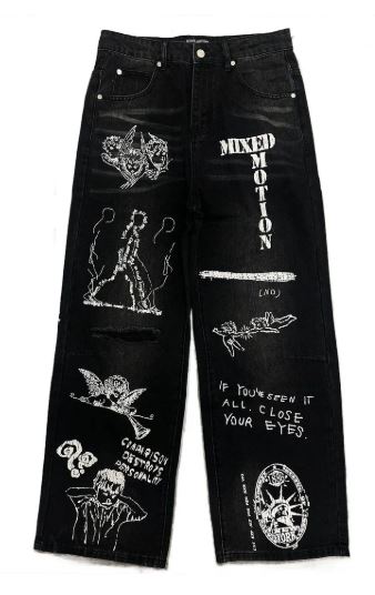 Mixed Emotion Canvas Denim Jeans Mens Style : Mix-cdj