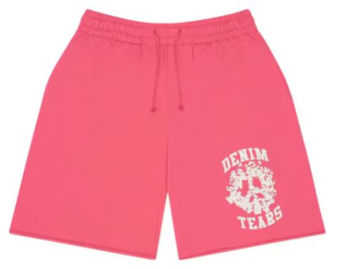 Denim Tears Denim U White Print Sweatshorts Mens Style : Ss26brs1977