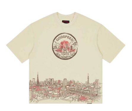 God Speed Tokyo Skyline T-shirt Mens Style : Gs-tst