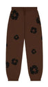 Denim Tears Black Cotton Wreath Sweatpants Mens Style : Fw25bas1206