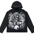 Stray Spider Skeleton Drummer Hoodie Mens Style : St1633