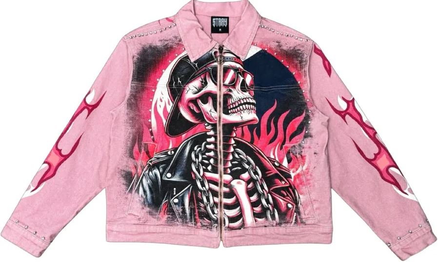 Stray Ghost Rider Twill Jacket Mens Style : St1814