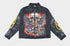 Stray Flame Skull Twill Jacket Mens Style : St1816