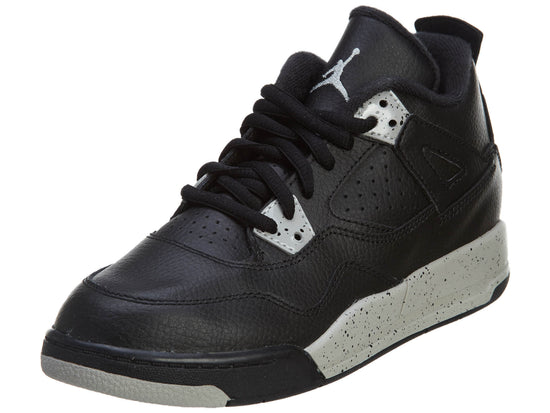 Nike Jordan 4 Retro LS BP Black Tech Grey Oreo  Boys / Girls Style :707430