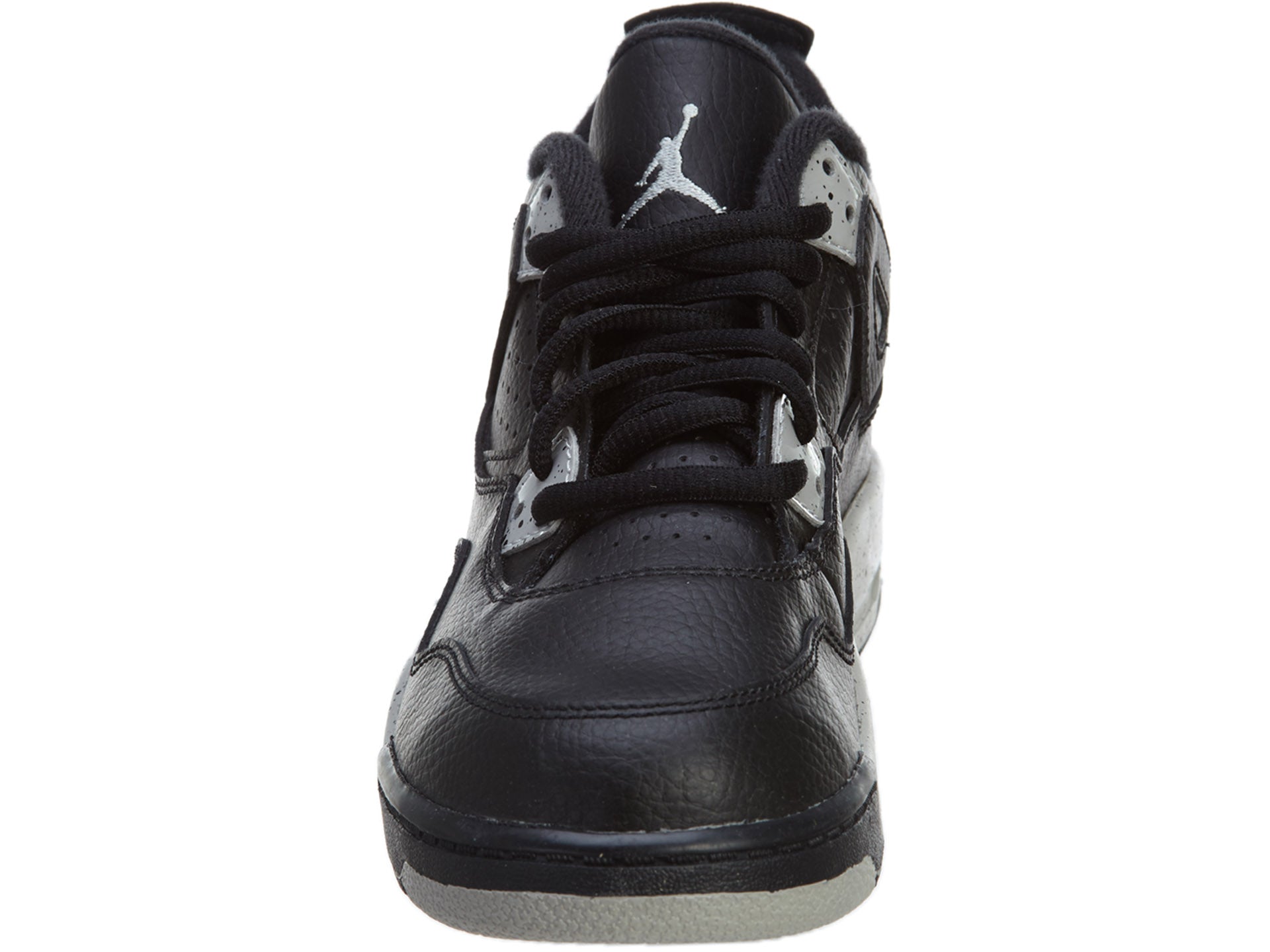 Nike Jordan 4 Retro LS BP Black Tech Grey Oreo  Boys / Girls Style :707430