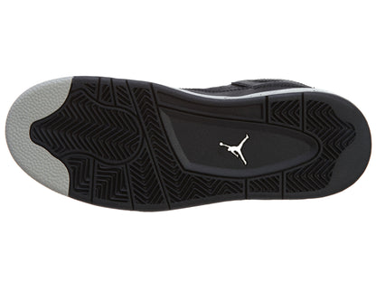 Nike Jordan 4 Retro LS BP Black Tech Grey Oreo  Boys / Girls Style :707430