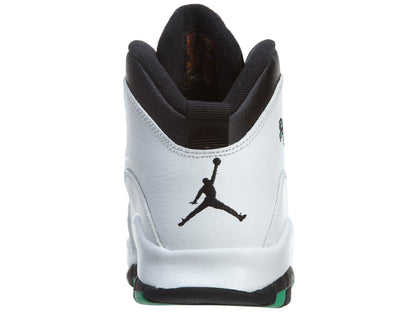 Air Jordan 10 Retro 30th Gg (gs) "verde" Boys / Girls Style :705180