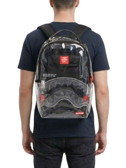 Sprayground Shark Central Clear Dlx Backpack Unisex Style : 910b7752nsz