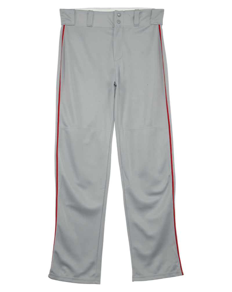 Alleson Relaxed Fit Open Bottom Elastic Waistband Baseball Pants With Braids Mens Style : 605WLB