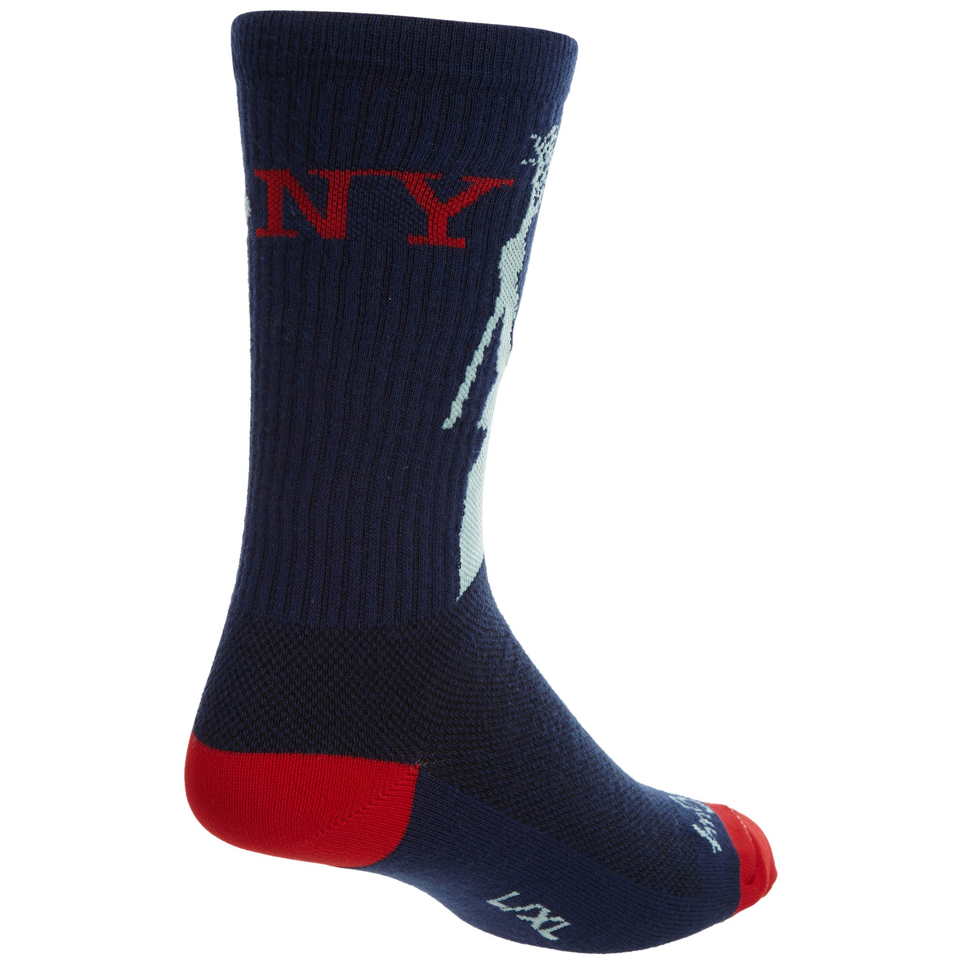 Sockguy Lax New York Crew Neck Socks Unisex Style : Laxny