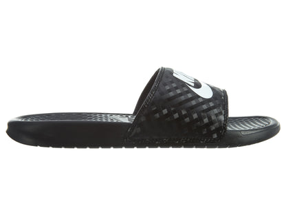 Nike Benassi JDI Slides Black/White Womens Style :343881
