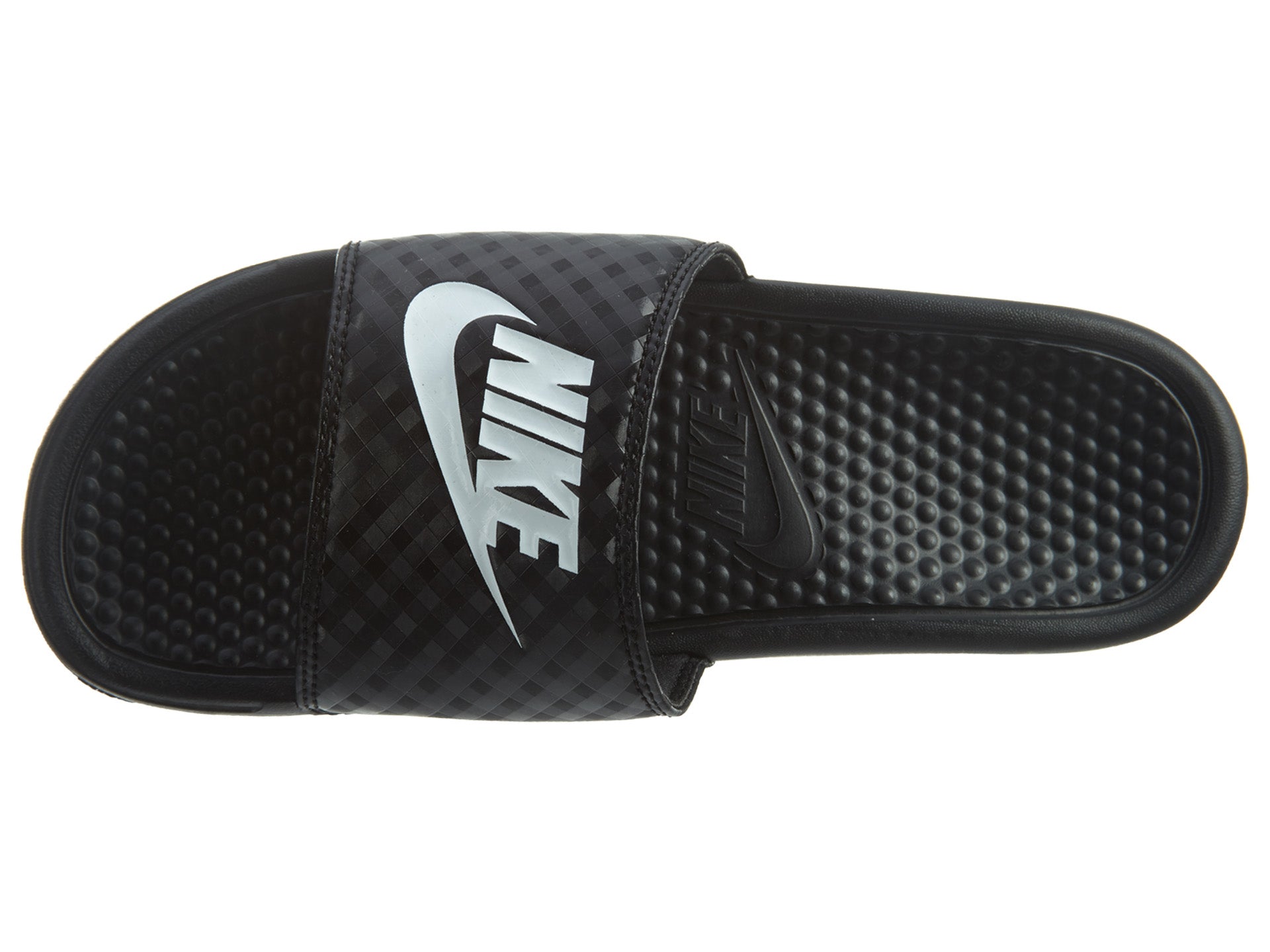 Nike Benassi JDI Slides Black/White Womens Style :343881