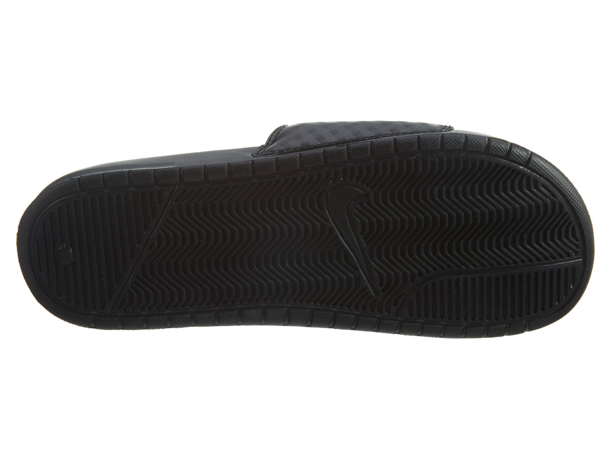 Nike Benassi JDI Slides Black/White Womens Style :343881