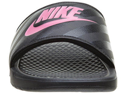 Nike Benassi JDI Black Pink  Womens Style :343881
