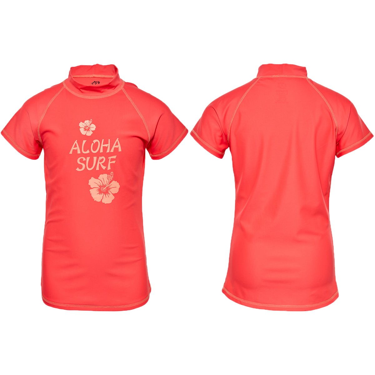 Sunspecs Aloha Surf Rash Guard Short Sleeve Crewneck Spandex T-Shirt Little Kids Style : RGJ