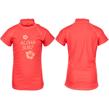 Sunspecs Aloha Surf Rash Guard Short Sleeve Crewneck Spandex T-Shirt Little Kids Style : RGJ