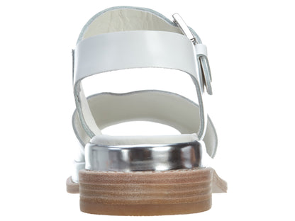 Clarks Madlen Sandal White Leather (Women&