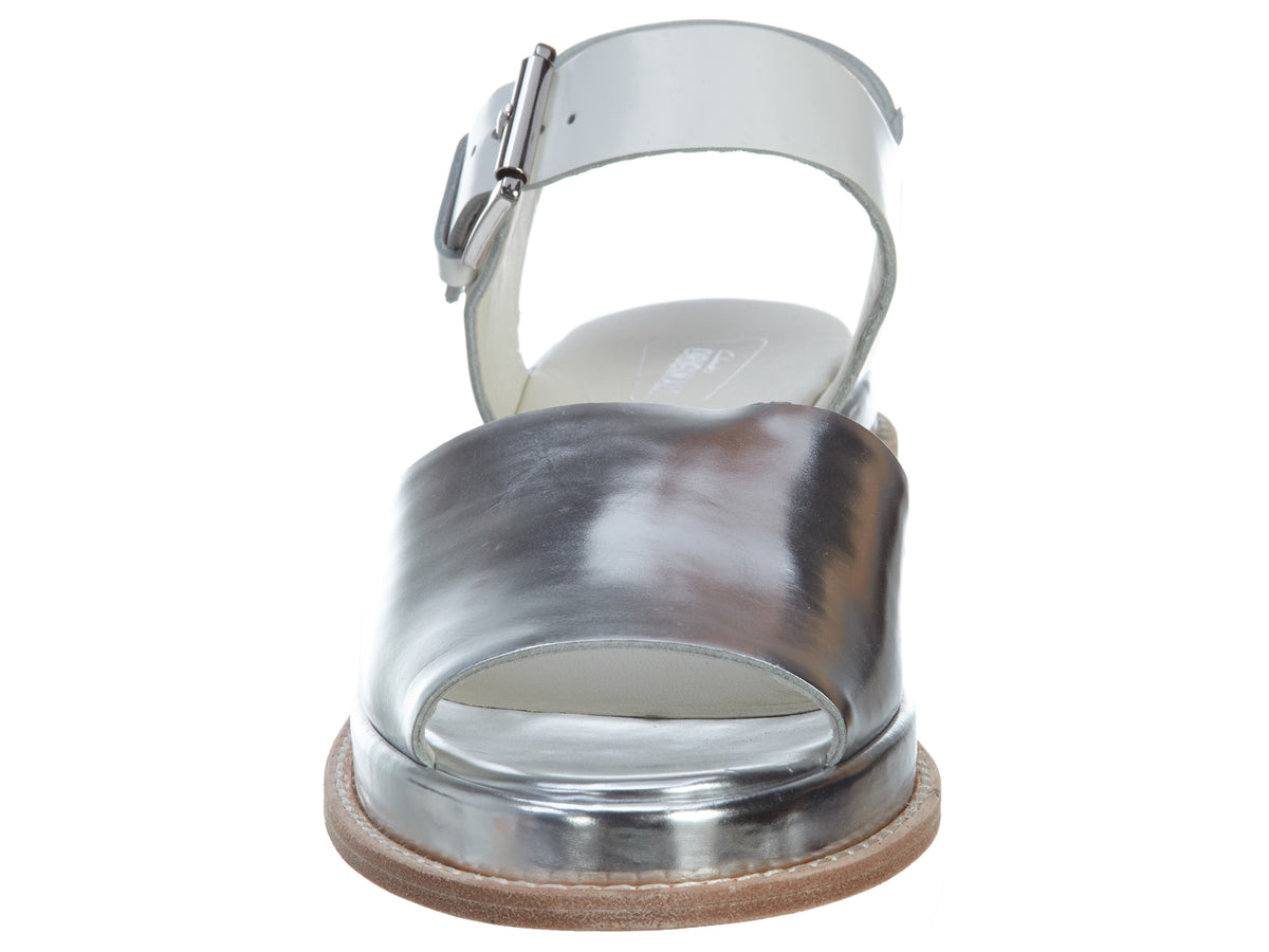 Clarks Madlen Sandal White Leather (Women&