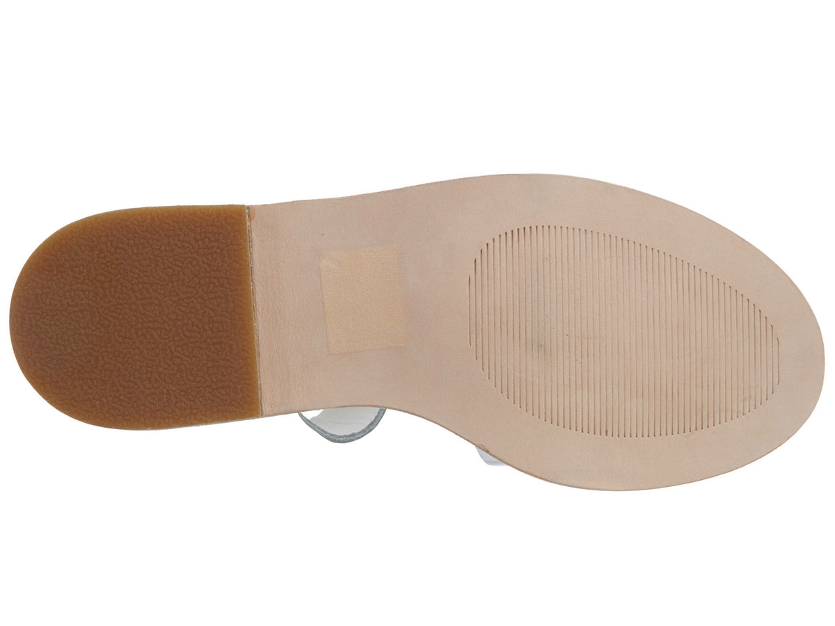 Clarks Madlen Sandal White Leather (Women&