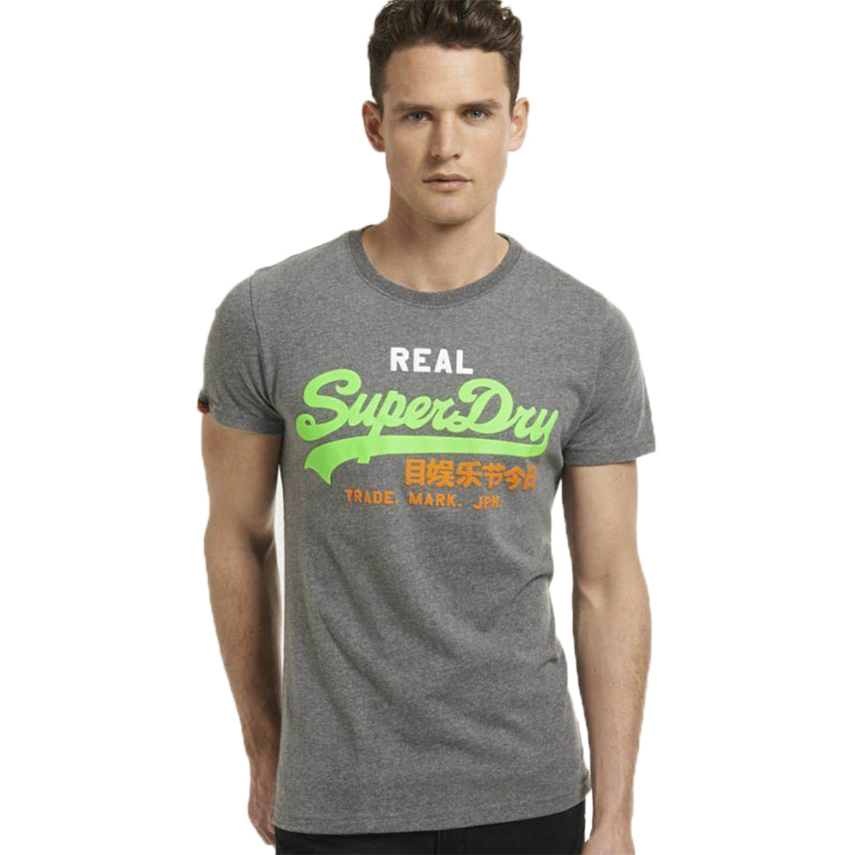 Superdry Vintage Logo Tri-colour Entry Tee Mens Style : Ms1ix071f1