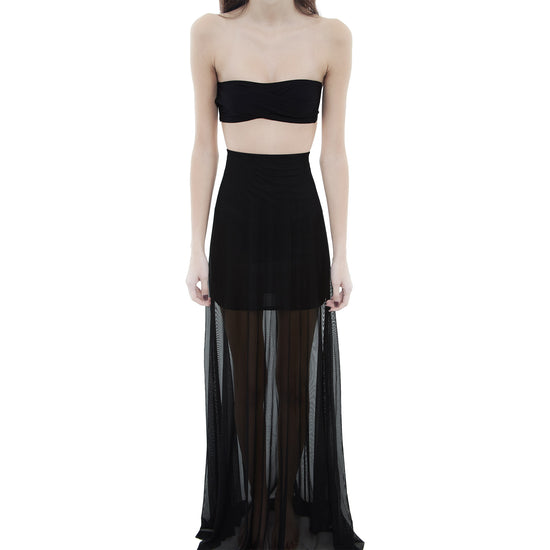 Giorgio West Power Mesh Covered Maxi Womens Style : Bl5002