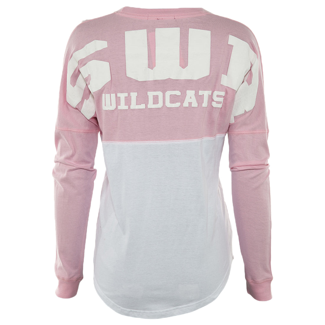 Basix Of America SWR Wildcats Long Sleeves Jumbo Crewneck T-Shirt Womens Style : JR-5660