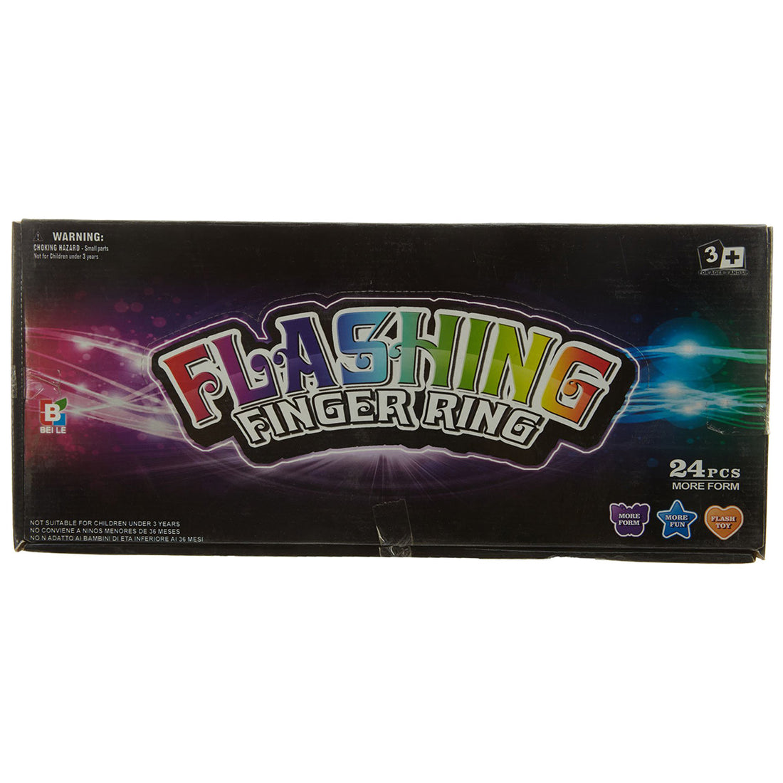 Everbright Light Ups Ring 24pc Pack Not Applicable Style : E-4