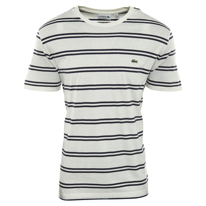 Lacoste Double Stripe Crewneck Tee  Mens Style : Th2708-51