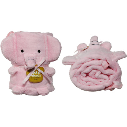 Jack &amp; Friend Plush Blanket Elephant Toddlers Style : Bk66