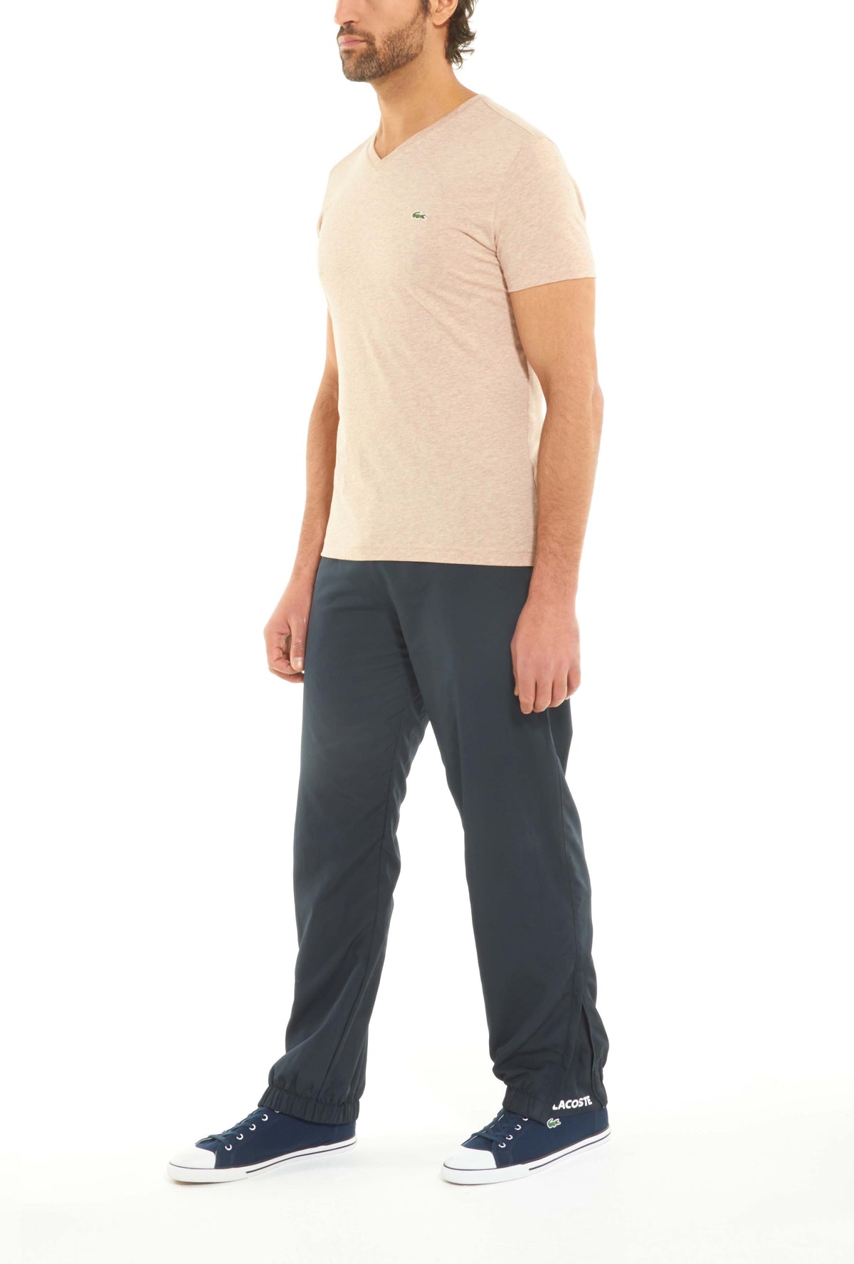 Lacoste Short Sleeve Pima Jersey V neck T-shirt Style 