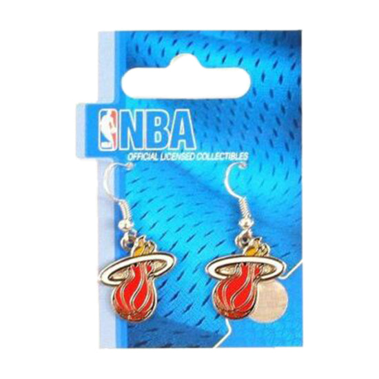 Nba Miami Heat Earrings Unisex Style : 6763-02
