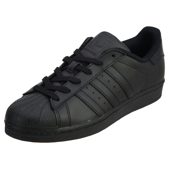 Adidas Superstar Casual Sneakers -Black/Black/Black Mens Style :AF5666