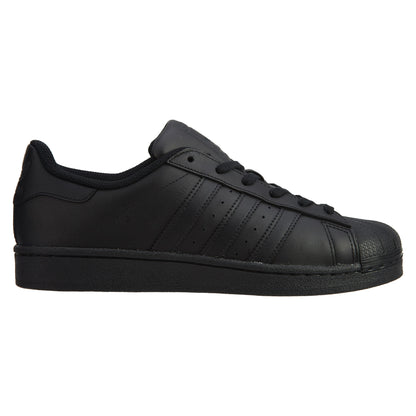 Adidas Superstar Casual Sneakers -Black/Black/Black Mens Style :AF5666