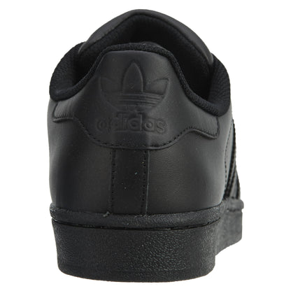 Adidas Superstar Casual Sneakers -Black/Black/Black Mens Style :AF5666