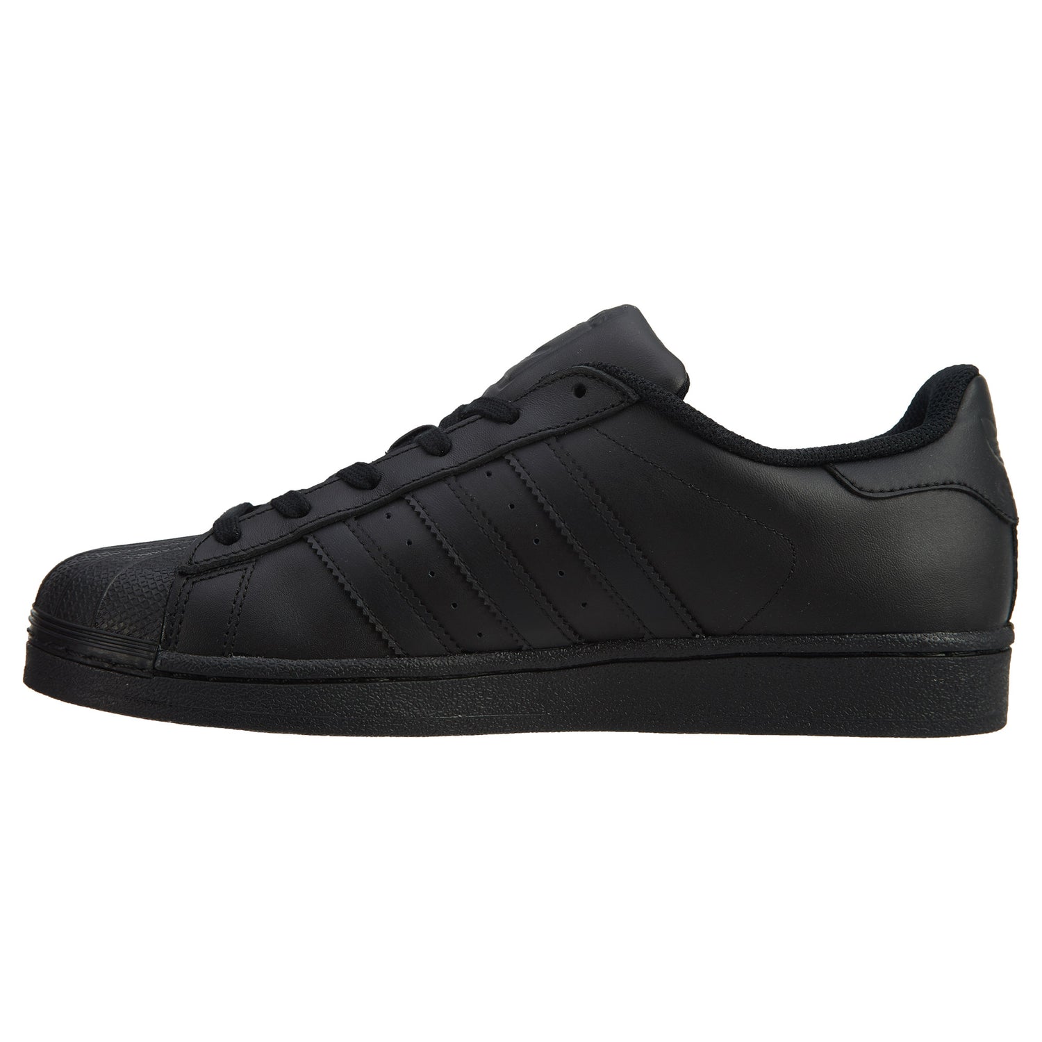 Adidas Superstar Casual Sneakers -Black/Black/Black Mens Style :AF5666