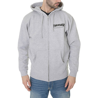 Thrasher Magazine Logo Zip Hood  Mens Style : 114123