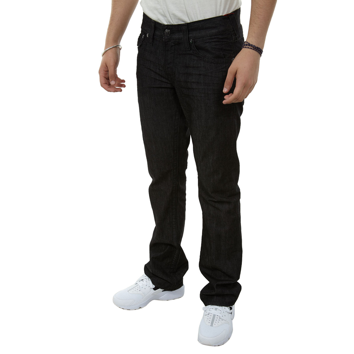 True Religion Ricky Nickel Stud Logo Jean Mens Style : Mq6859j02