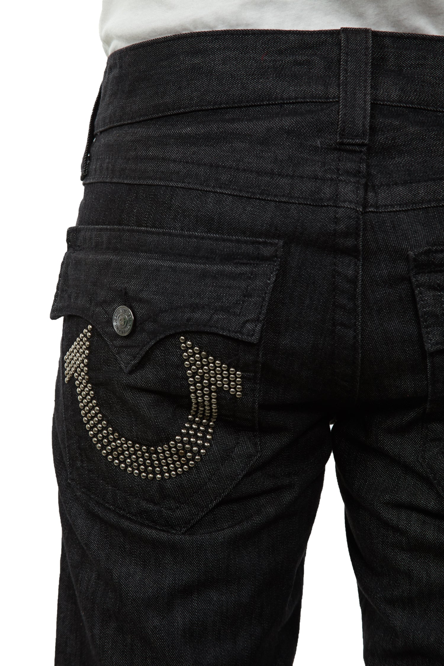 True Religion Ricky Nickel Stud Logo Jean Mens Style : Mq6859j02
