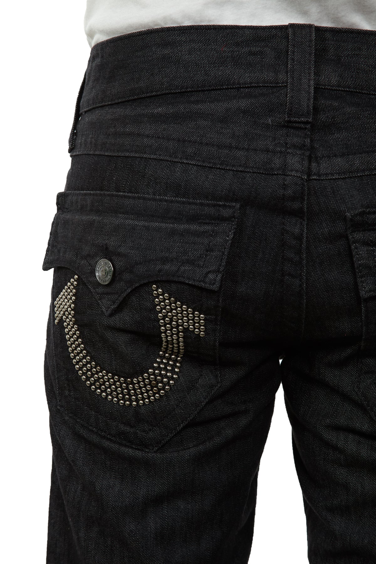 True Religion Ricky Nickel Stud Logo Jean Mens Style : Mq6859j02