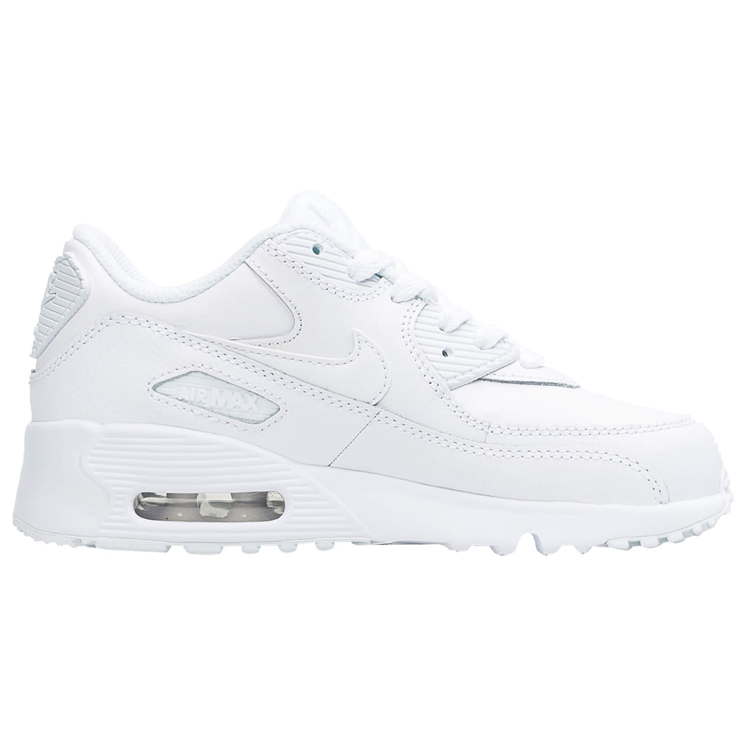 Nike Air Max 90 LTR (PS) Shoes White/White  Boys / Girls Style :833414
