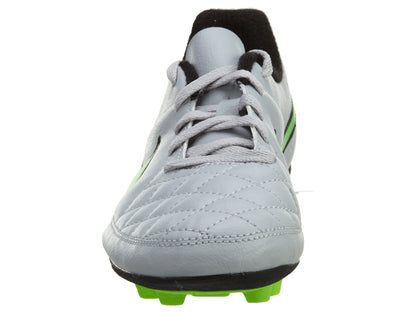 Nike Jr Tiempo Rio II FG-R Wolf Grey/Green Strike Boys / Girls Style :631286