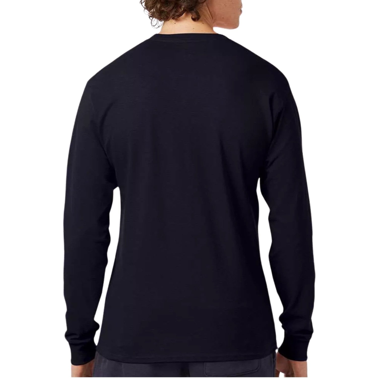 CHAMPION AUTHENTIC LONG SLEEVE TSHIRT:CC8C-NAVY